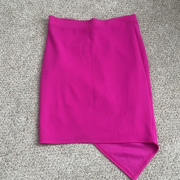 Hot Pink Pencil Skirt - Picture 2 of 3